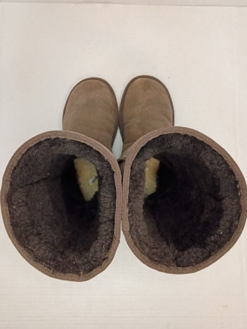 UGG Australia Classic Tall 5815 Chocolate Brown Suede Boots Women's Size 7 - Picture 6 of 10